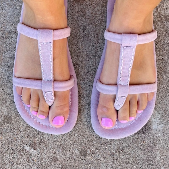 Free People Hadden Suede Slide Sandal Thistle Pink SZ 10 - Picture 4 of 13